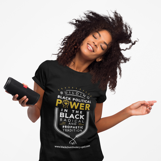 Black Power Shield Tee