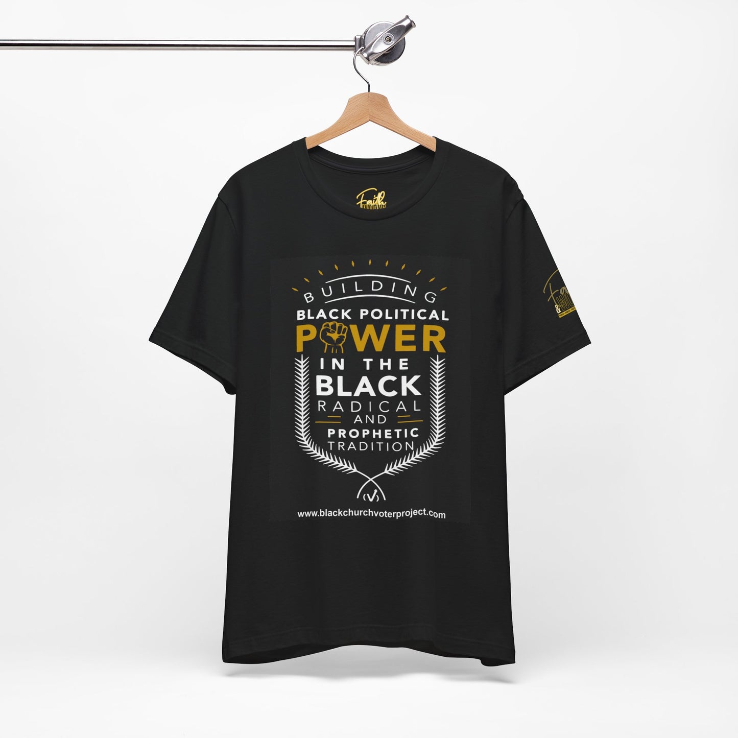 Black Power Shield Tee