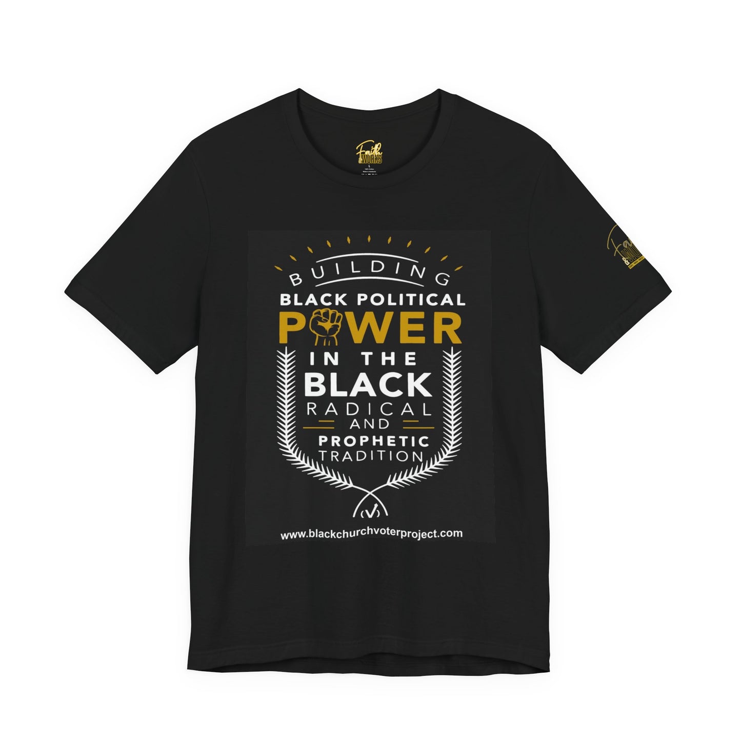 Black Power Shield Tee