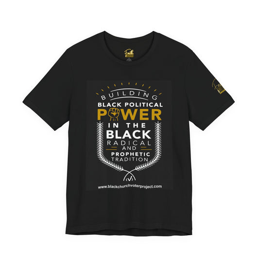 Black Power Shield Tee