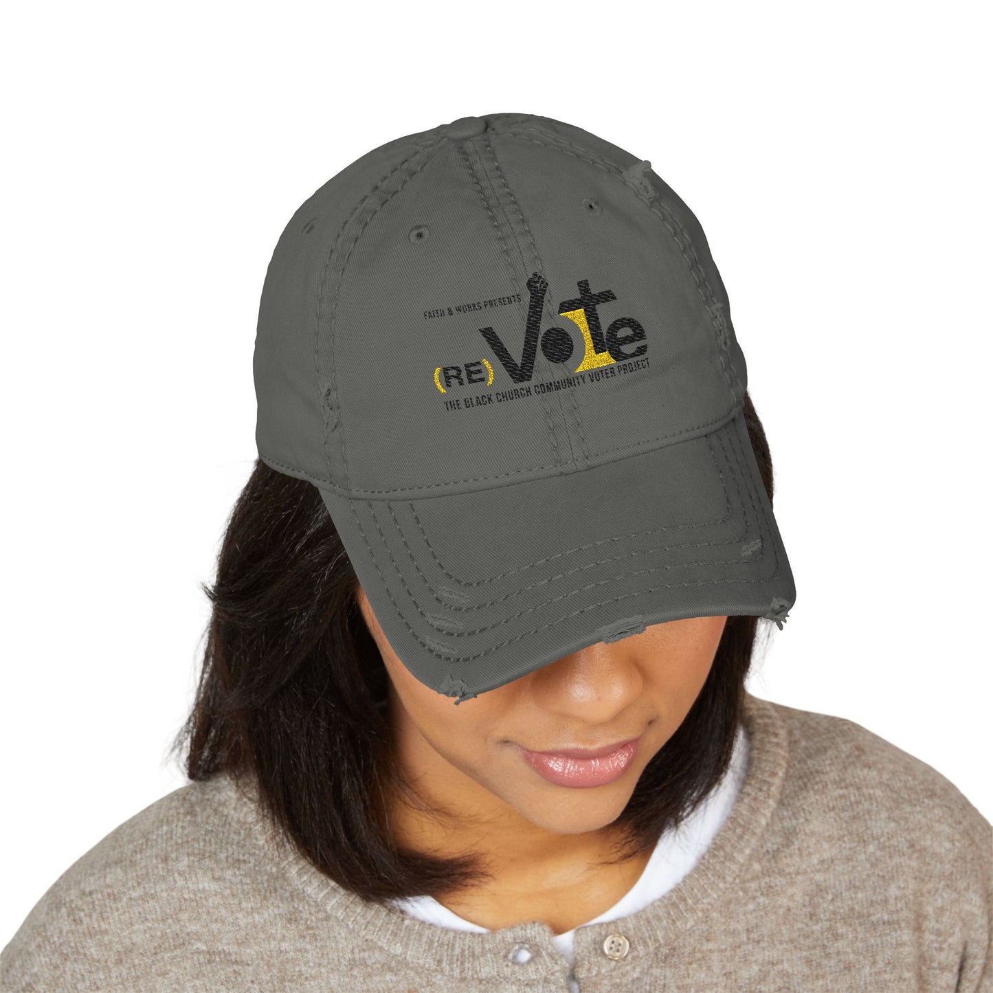 ReVote Distressed Cap